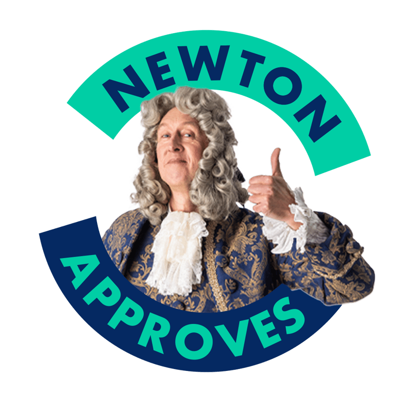 aprobado por Newton
